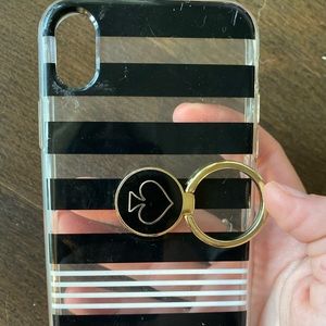 Kate spade iPhone XR case with holding ring